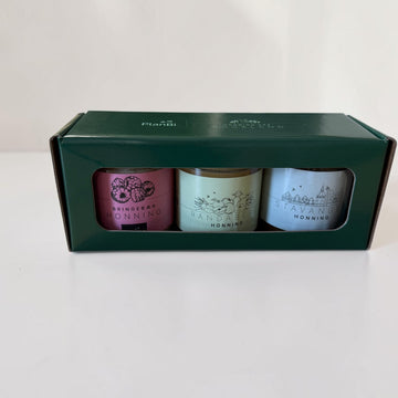 Gavepakke 3x 250g honning (grønn)